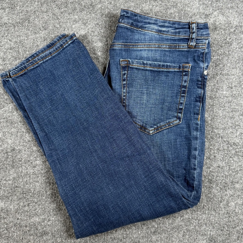 Ella Moss Jeans Womens 12 31 Blue‎ High Waist Straight Junior Denim Stretch 2019